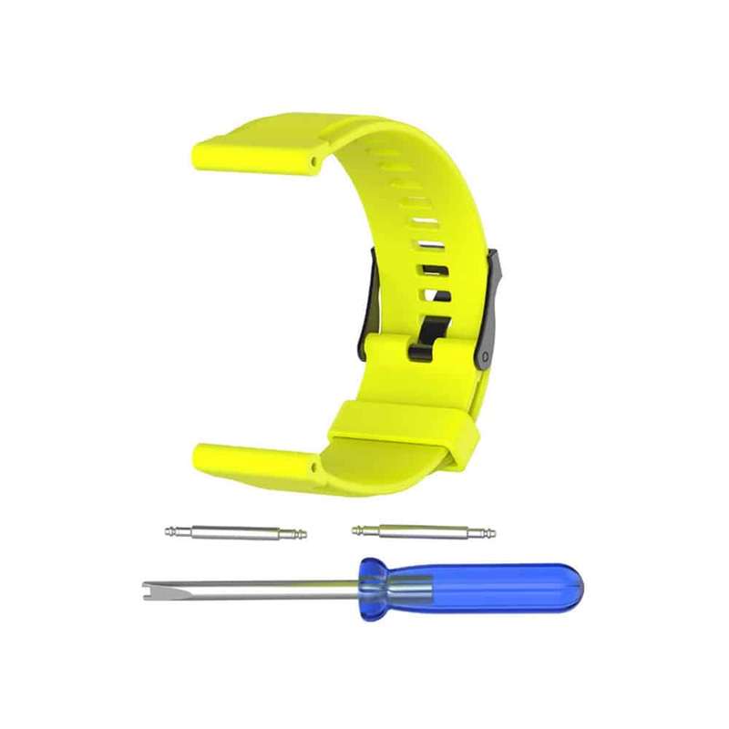 Suunto Traverse silicone strap  - Yellow