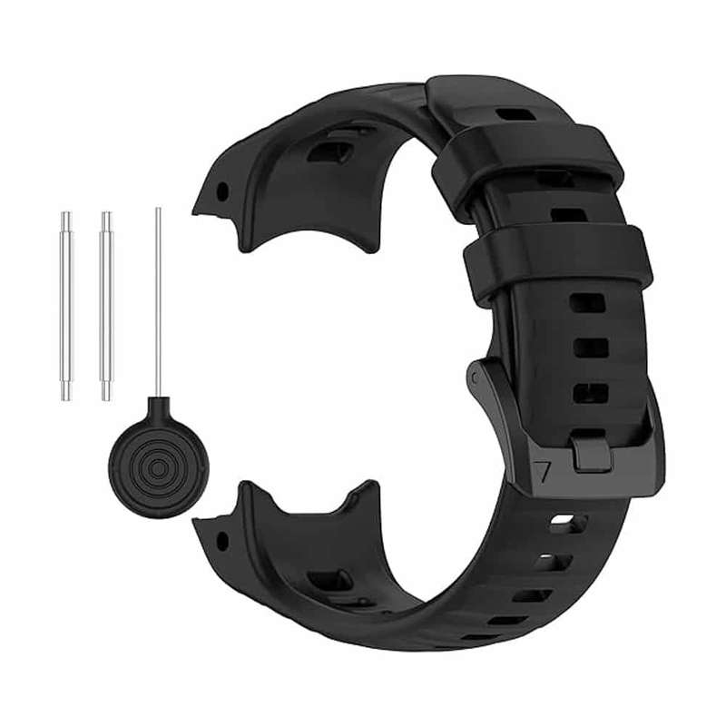 Killer Deals Silicone Strap for Garmin Instinct E- 45mm Models- Black