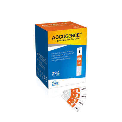 URIC ACID TEST STRIPS Works with the Multi-Blood Meter 25 Strips