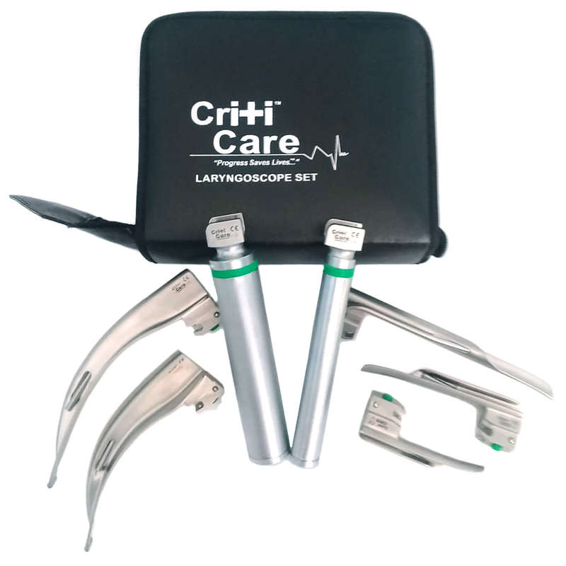 5 Blade Laryngoscope Set  Fibre Optic