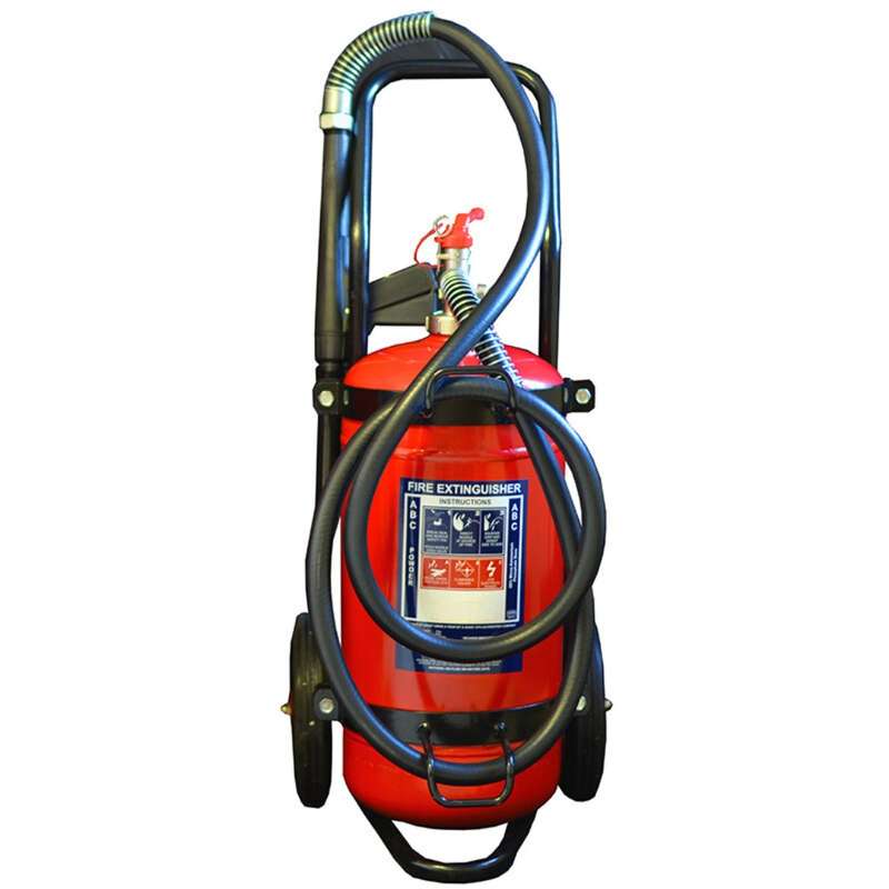SABS 25KG DCP Fire Extinguisher Trolley
