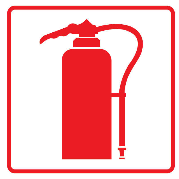 Photo Luminescent 290 x 290 Extinguisher Sign