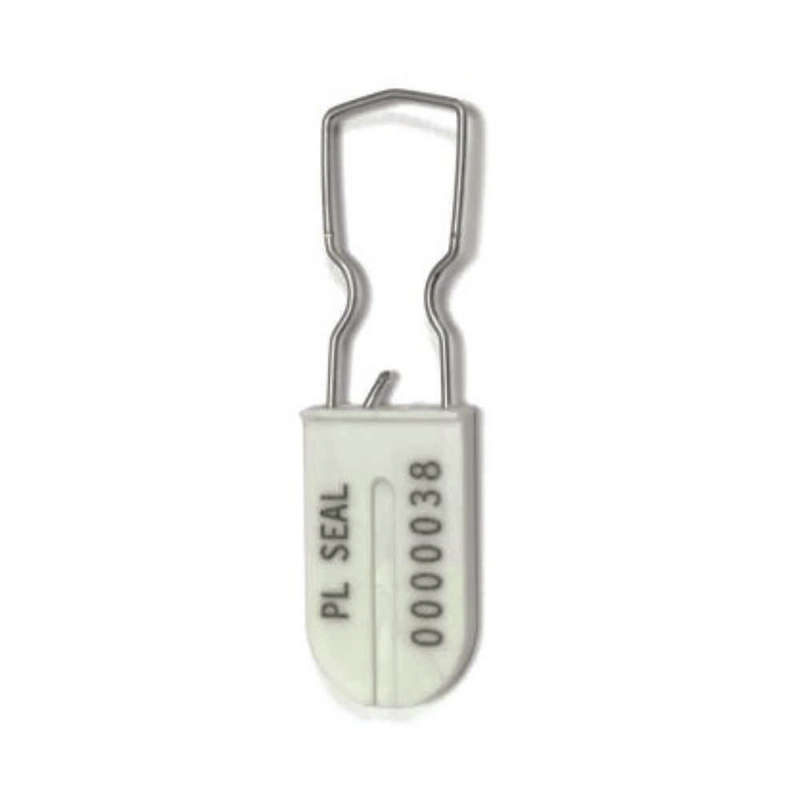 Padlock Security Seals, Scored Wire, White, 1000s