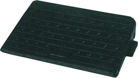 REINFORCED RUBBER WHEEL CHOCK 49 X 32 X 10CM