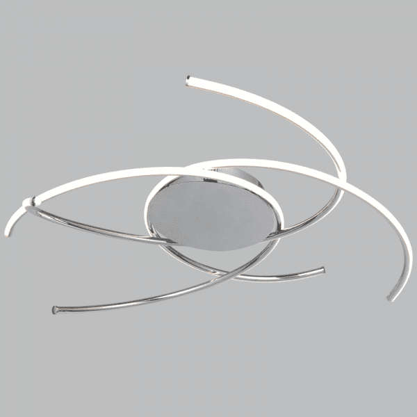 Polished Chrome and PVC Ceiling Fitting | CF162