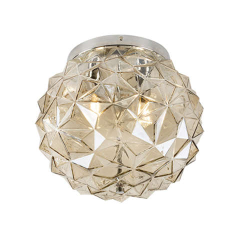 Glass C/Light 350mm Chrome/Cognac | C680CG