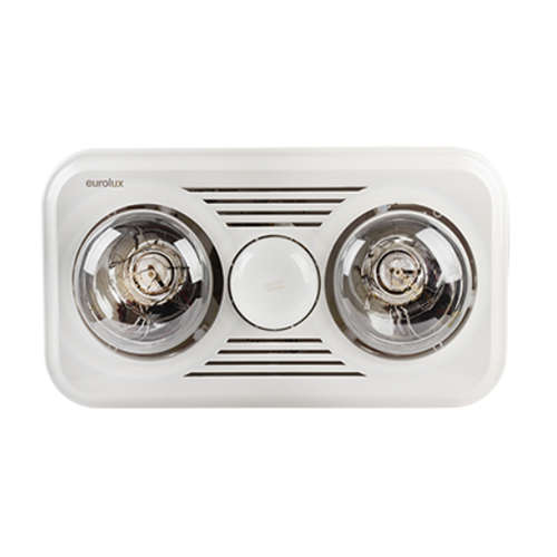Bathroom Rectangular 3 in 1 Heater White | C85W
