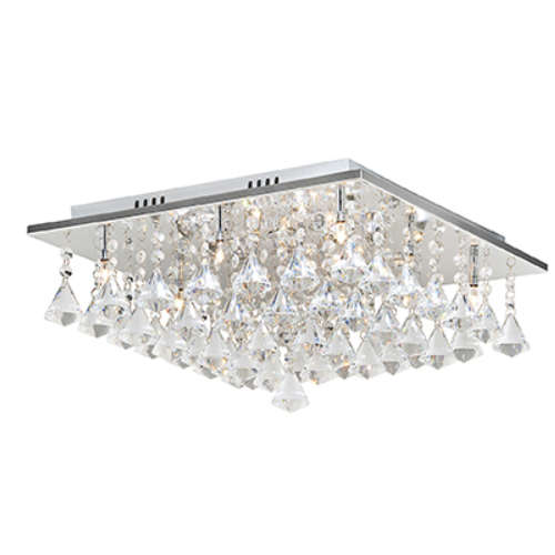 Eltham Crystal 12LT C/Light 420mm Chrome | JH121-CH/CL