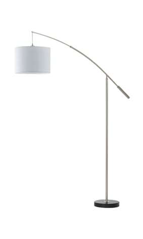 Nadina Floor Lamp Satin Chrome | FL176