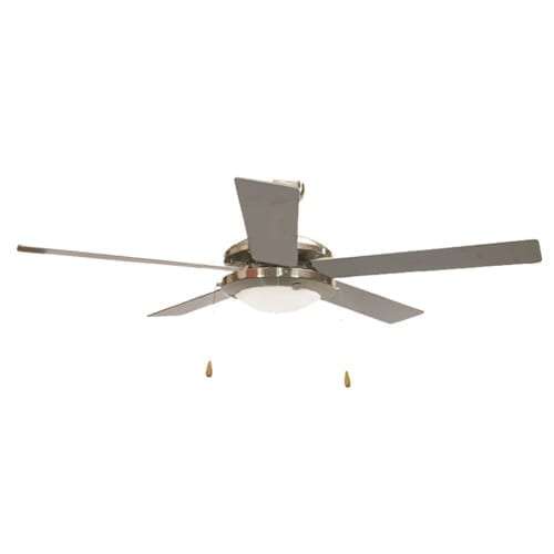 5 Blade Fan in Satin Chrome | FCF004 SATIN
