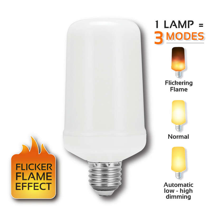 LED Flicker Flame E27 3w Warm White | G1050