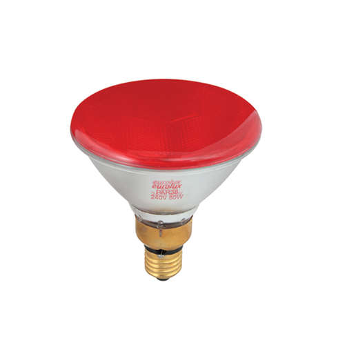 Halogen PAR38 E27 80w Red | G171RD