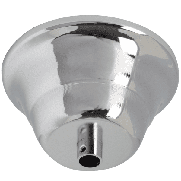 POLISHED CHROME METAL CEILING CUP