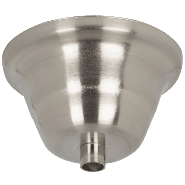 SATIN CHROME METAL CEILING CUP