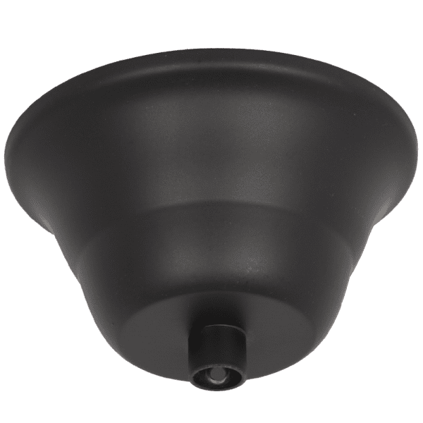 MATT BLACK METAL CEILING CUP