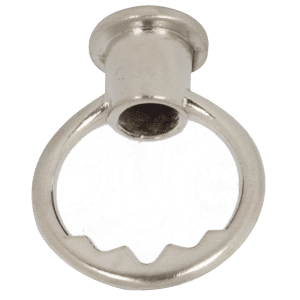SATIN CHROME BULL RING