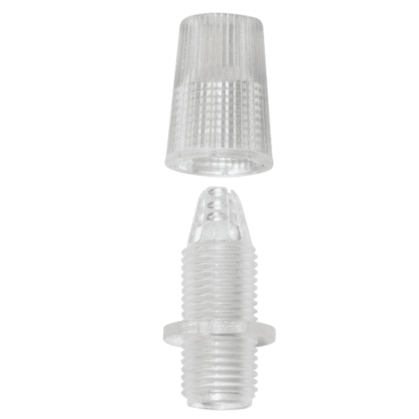 Clear Female Cordgrip with Threaded Rod