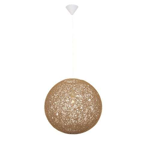 Twine Covered Pendant | PEN191/1 NATURAL