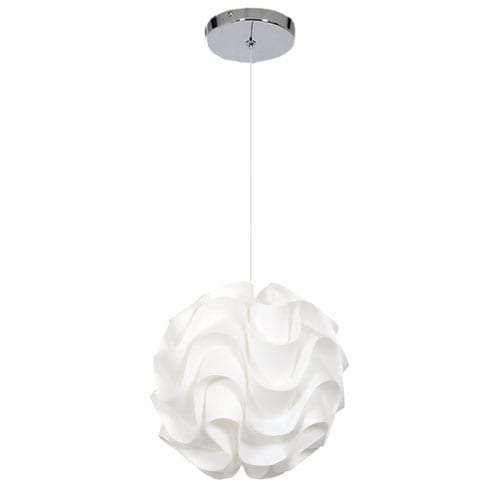 White Polypropylene Pendant | PEN421