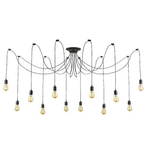 Metal Cord Pendant | PEN453/12 BLACK