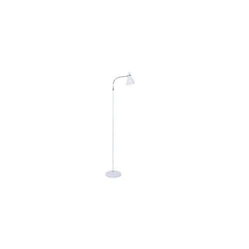 White Metal Flexi Head Floor Lamp | SL1098