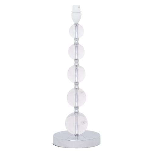 Polished Chrome and Clear Acrylic Table Lamp | BTL031