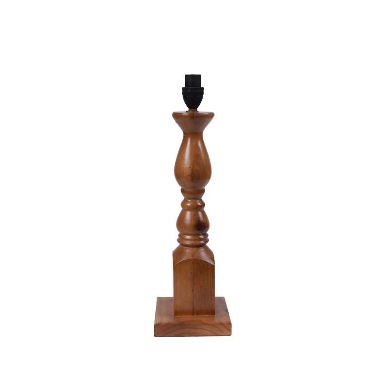 Solid Oak Wood Table & Bedroom Lamp | WF1