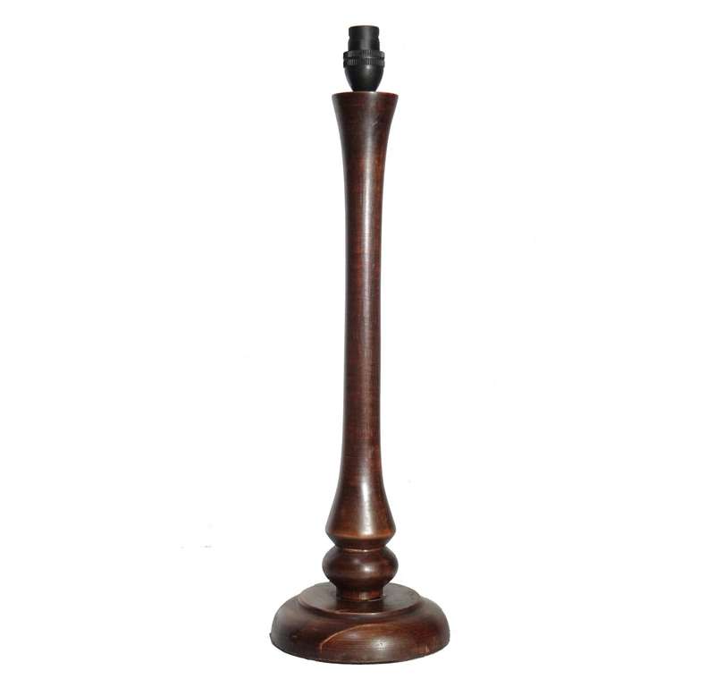Solid Brown Wooden Table Lamp | WF10