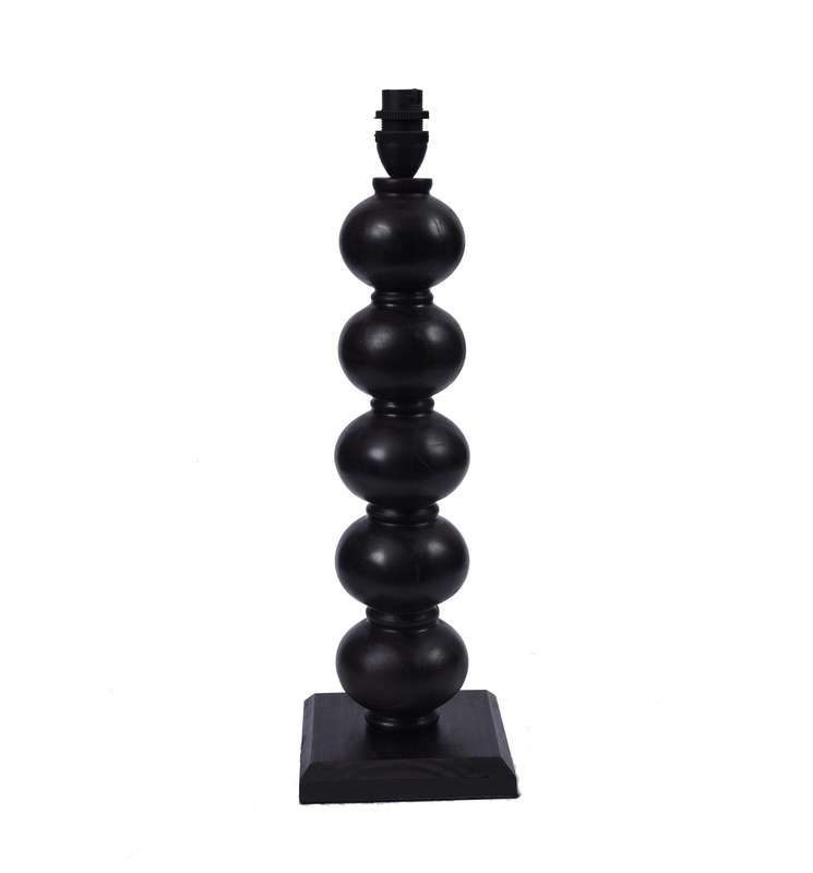 Solid Wood Imbuia Stain Table Lamp | WF56