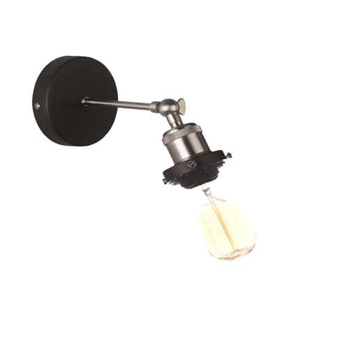 Satin Chrome Wall Light with Clear Glass | WB922