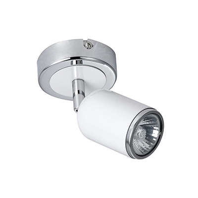 Spotlight White & Chrome GU10 1x50w | EX0001WHCH