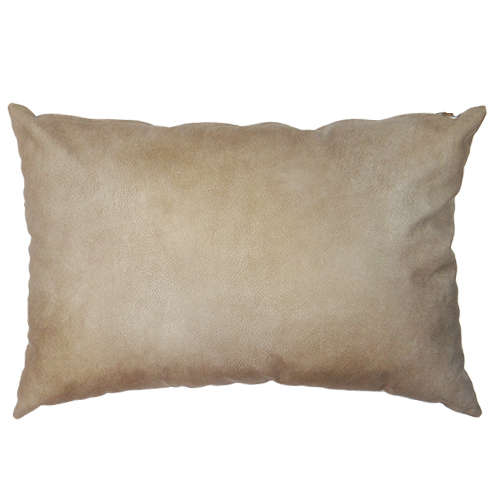 Light Colour Leather Like Material Scatter Cushion