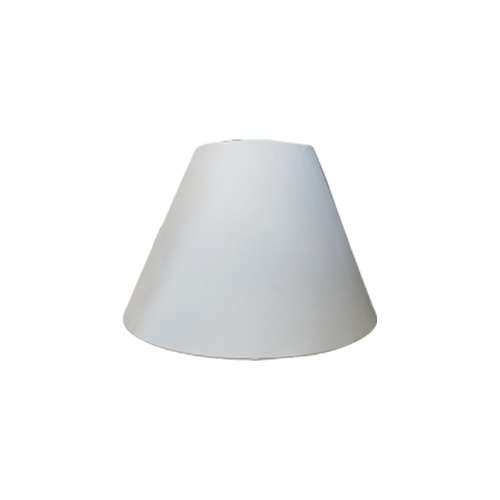 S33 Meduim Cone Lamp Shade | Polycotton Fabric White
