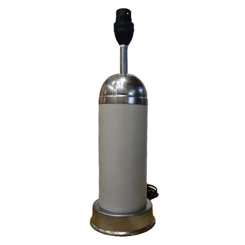 Bullet Grey Painted Silver Table & Bedside Lamp | SF15