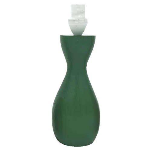 Solid Wood Green Colour Bedside Lamp Base | WF201