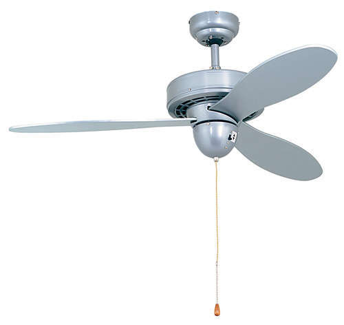 Airplane Ceiling Fan 3 Blades Silver | F11S