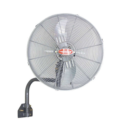 Hurricane Wall Fan 2 Blades Silver Motor Power 130w | F34