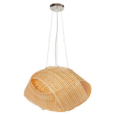 Neda 500 Pendant Nature Woven Bamboo | P1289N