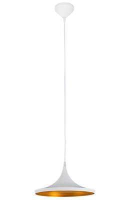 Vortex Pendant 380mm White/Gold | P480WG
