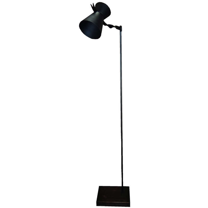 Floor Steel Black Standing Lamp | FL24