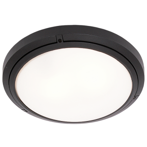 Die Cast Aluminium Outdoor Light with Frosted Glass | BH057/2 | BLACK