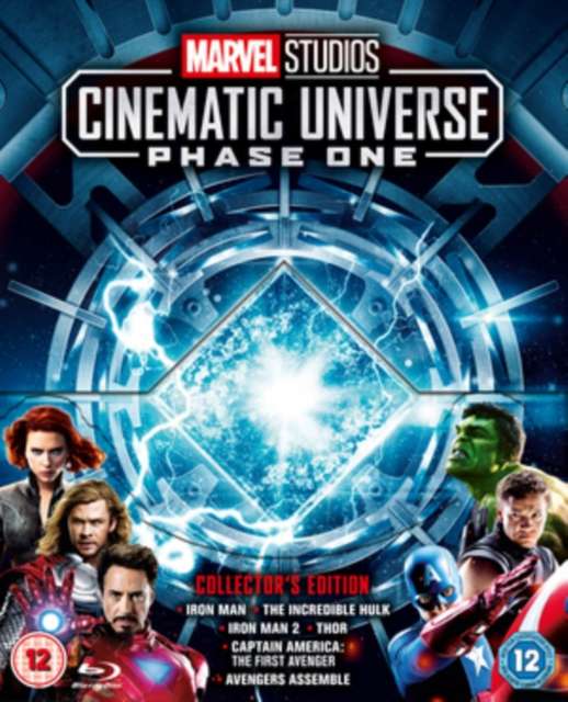 Marvel Cinematic Universe Phase 1 Box Set (6 disc) (Blu-ray)
