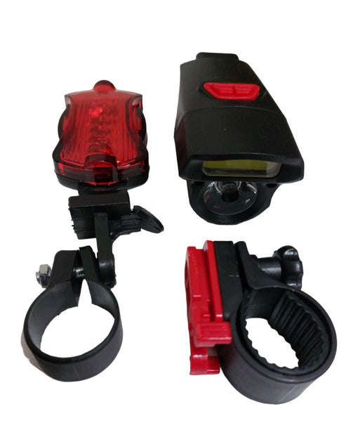5W COB LED Bicycle Bike Cycling Front Rear Tail Light