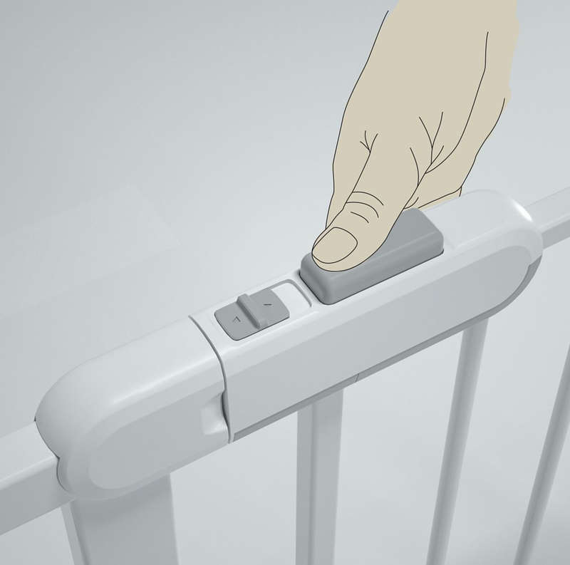 10CM EXTENSION INC SAFETY GATE FOR DOORWAYS - 87CM MAX
