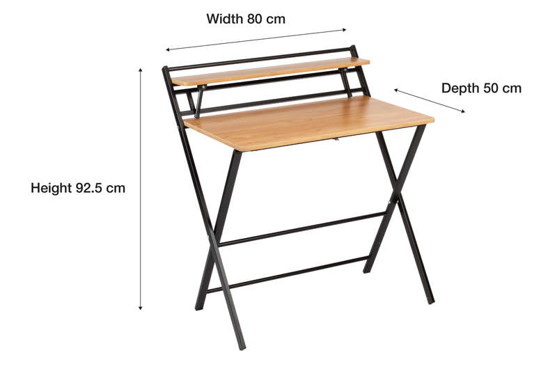 FOLDING LAPTOP COMPUTER DESK NO ASSEMBLY