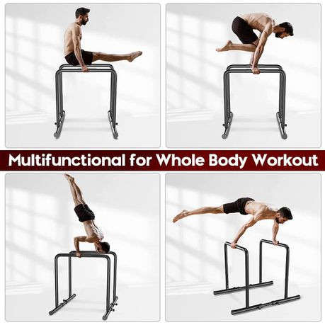ADJ PARALLEL BODY PRESS BAR STAND - 130KG SAFE