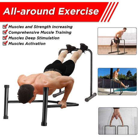 ADJ PARALLEL BODY PRESS BAR STAND - 130KG SAFE