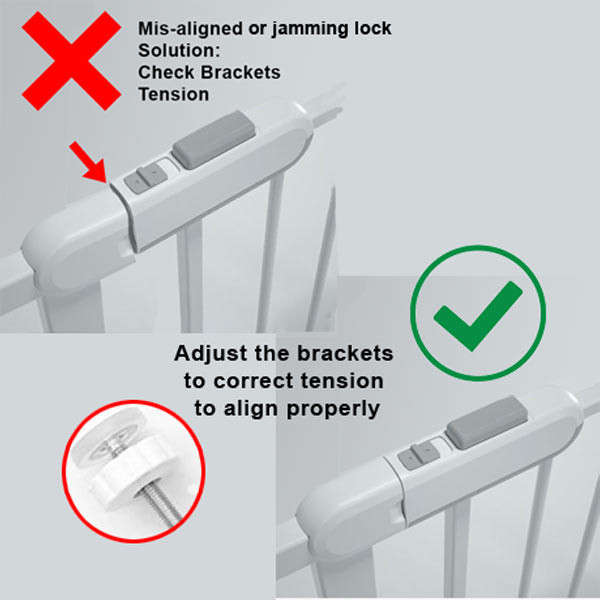 10CM EXTENSION INC SAFETY GATE FOR DOORWAYS - 87CM MAX