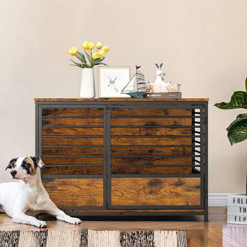 100CM LARGE DOG CRATE KENNEL HOUSE CAGE