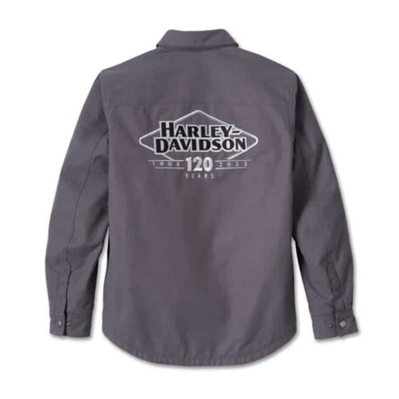 Men's Operative Riding Shirt Jacket - Grey Heather - XL